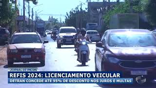 Detran concede até 95 de desconto nos juros e multas no licenciamento veicular [upl. by Soigroeg519]