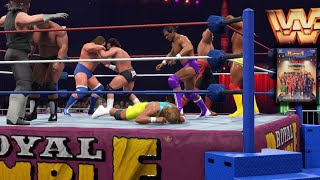 1991 Royal Rumble Full Match  WWF2K [upl. by Idnor]