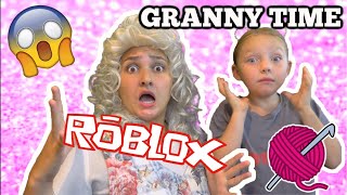 VISIT from GRANNY KAIA and GRANNY play ROBLOX FUNNY SKIT The TOYTASTIC Sisters FASHION FAMOUS [upl. by Oiretule]