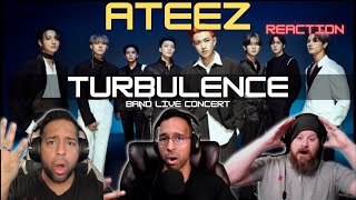 KPop Noobs React  ATEEZ Turbulence” Band LIVE Concert  StayingOffTopic [upl. by Alick]