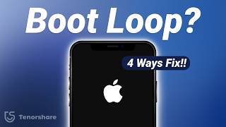 iPhone X Boot Loop Fix without Data Loss 2024  4 Ways  iPhone XXSXR11 [upl. by Rains676]