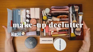 Decluttering my ENTIRE makeup collection  declutter amp organize with me [upl. by Sallie]