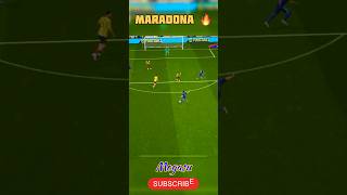 Maradona Magic ✨🔥 maradona efootball ytshorts yt ytviral [upl. by Aninep]