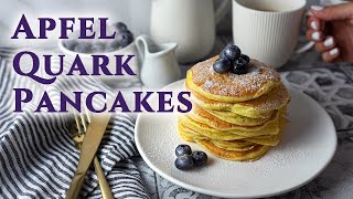 Apfel Quark Pancakes LowCarb [upl. by Riancho]