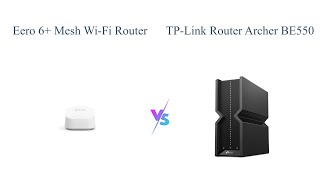 Amazon eero 6 vs TPLink TriBand BE9300 WiFi 7 Router Archer BE550 🌐⚡️ [upl. by Ax896]