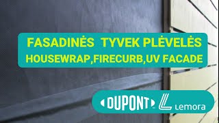 Fasadinės plėvelės TYVEK [upl. by Nelyahs]