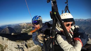 Biplace parapente à la Dent de Crolles [upl. by Lach]