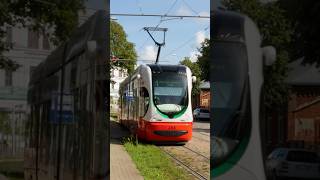 Končar TMK 2300 in Liepāja🇱🇻 tram publictransport liepaja latvia shorts [upl. by Eatnuhs]