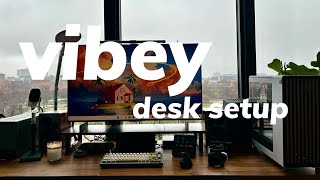 a cozy desk setup vlog  with sonic fishing music [upl. by Hynda130]