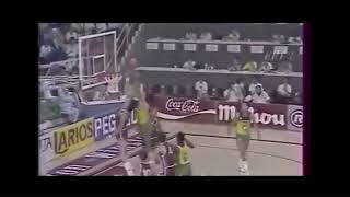 Arvydas Sabonis vs Brazil 1986 World Championship [upl. by Nosneb]