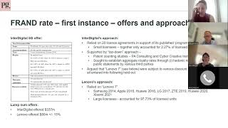 Interdigital Vs Lenovo Frand Royalty Rate [upl. by Leupold]