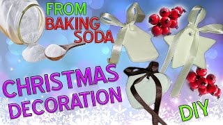 DIY  How to make Christmas decoration from baking soda [upl. by Ynamad]