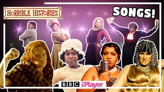 Horrible Histories Strong Women Song Compilation IN SERIES ORDER 👩💪  International Womens Day [upl. by Alael]