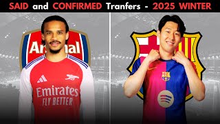 ALL LATEST CONFIRMED TRANSFER SUMMER AND RUMOURS 2025 WINTER  Heungmin Son Leroy Sane Almiron [upl. by Claud]