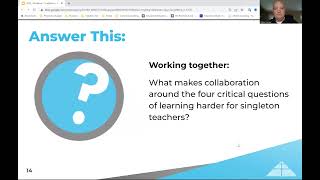 40 Minute MiniLesson Creating Meaningful Collaborative Teams for Singleton Teachers [upl. by Bazluke]