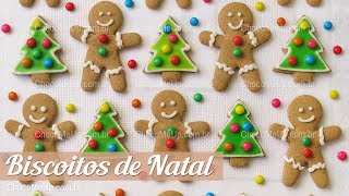 Receita de Biscoitos de Natal [upl. by Akimrehs364]