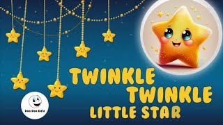 Twinkle Twinkle little star  Twinkle Twinkle nursery rhyme  Twinkle Twinkle song  doodookidz [upl. by Aillicsirp647]