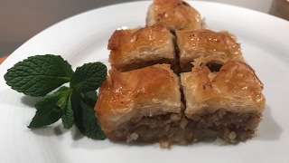 Baklava selber machen arabisches Rezept [upl. by Tina]