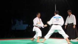 Neugebauer vs Gomez kata kumite [upl. by Oinotla]