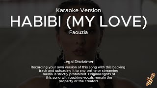 Faouzia  Habibi Karaoke Version [upl. by Fitzgerald127]