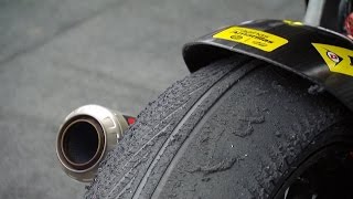 What happens when you mix a wet tyre amp a dry track… [upl. by Cowan]