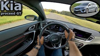 2023 Kia Proceed GT 16 TGDI 150 kW  POV test drive [upl. by Ydnyc440]