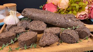 Dieses schwarze Flachsbrot hat mein Leben verändert Minimale Kohlenhydrate Keto vegan glutenfrei [upl. by Alarick737]