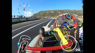 Caspian Hagman Onboard OK Sarno WSK Super master Series 2021 [upl. by Cattan573]