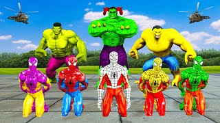 MARVEL VS DC Spiderman Game GTA 5 All Superheroes Unite to Rescue Kid Spiderman from Jokers Prison [upl. by Immak]