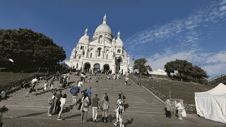 Sacré Coeur Basilica Montmartre Paris  Basilique du SacréCoeur de Montmartre  4K [upl. by Larimor152]