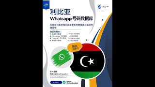 利比亚 WhatsApp 号码数据库  Latest Lead [upl. by Enilaf]