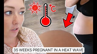 DEALING WITH A HEAT WAVE IN A CARAVAN AT 35 WEEKS PREGNANT [upl. by Edna]