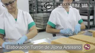 Fabricación del turrón en Jijona con almendra marcona valenciana  Visita por dentro a la fábrica [upl. by Perrie]