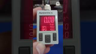 How to set setting the aventics pressure switch for machine air supply to get the low alarm 2023 [upl. by Landing]