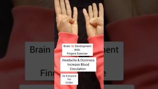 Brain exercise for headache amp dizziness and increase blood circulationshorts exercise [upl. by Nahgam721]