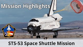 Space Shuttle STS53 Mission Highlights  Department of Defense [upl. by Mcilroy]