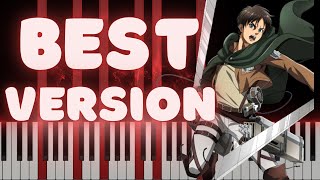 Attack on Titan quotVogel im Kafigquot Beautiful Anime OST Tutorial  Learn Piano Today [upl. by Ailegna]