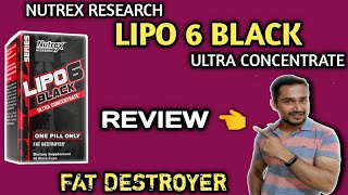 Nutrex lipo 6 black ultra concentrate review  best fat burner  weight loss  fat loss [upl. by Anson]