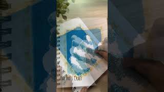 How to draw a Cloud Easily☁️ shortsfeed shortsvideo drawing tutorialtamil oilpastel [upl. by Eiluj]