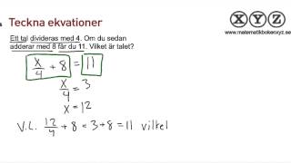 X 46 Tekna ekvationer [upl. by Arec]