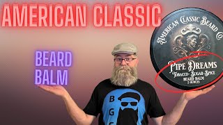 American Classic Beard Co Beard Balm Review [upl. by Llehcsreh]