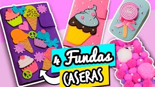 LAS 4 FUNDAS para Celular MÁS FÁCILES Y CASERAS ✂ 4 IDEAS  RECOPILACIÓN  Catwalk [upl. by Luisa577]