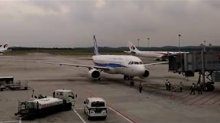 Himalaya Airlines arriving at Kuala Lumpur International Airport KLIA [upl. by Allecram]