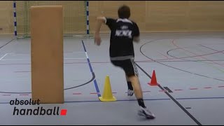 1 on 1 handball offense technique training [upl. by Roxana510]