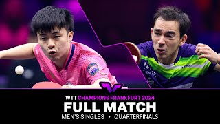 FULL MATCH  Lin YunJu vs Hugo Calderano  MS QF  WTTFrankfurt 2024 [upl. by Nyleuqaj]