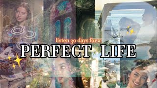 you deserve a perfect life ✨powerful subliminal ✨manifest abundance happiness amp succes [upl. by Arada]