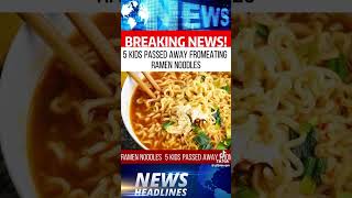 Ramen noodle recall ramennoodles everyone news [upl. by Bartie]