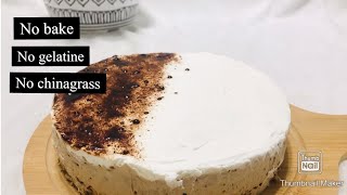 No bake no gelatine no chinagrass pudding cake ജലാറ്റിനോ ചൈനാഗ്രാസോ വേണ്ട easy pudding [upl. by Tselec]