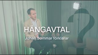 Hängavtal  arbetsrättsexperten Johan Sommar förklarar [upl. by Neema401]