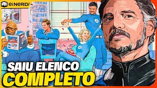 QUARTETO FANTÁSTICO ELENCO COMPLETO FOI CONFIRMADO PELA MARVEL [upl. by Nnauol287]